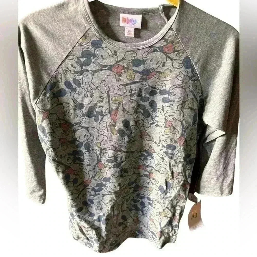 Lularoe XS Disney Randy baseball T. Mickey Mouse.. perfect for the mouse lover.